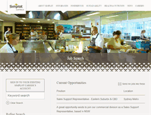 Tablet Screenshot of careers.simplot.com.au
